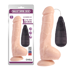 1A - BALLSY - ALEXANDER LEE 10" VIBRATING DILDO - CN-111810021