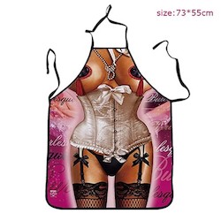 9B - BBQ APRON -  STOCKINGS - AP71**