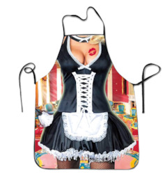 9B - BBQ APRON - FRENCH MAID - AP71**