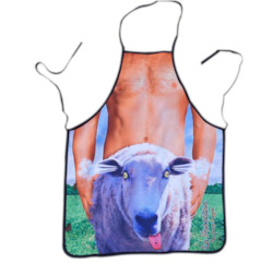 9B - BBQ APRON -  MAN SHEEP  - AP71**