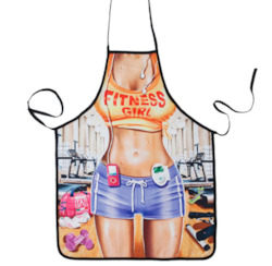 9B - BBQ APRON -  GYM GIRL  - AP71**