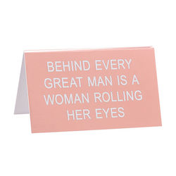 Wholesale trade: S - DESK SIGN - ROLLING HER EYES - 186927**