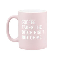 S - MUG - COFFEE TAKES....  - 129710**