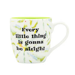 7B - LARGE MUG 500ML  - BLURRED EVERY LITTLE THING IS GONNA BE ALRIGHT TIE DYE M…