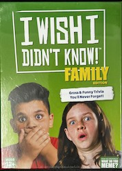 5C - GAME - I WISH I DIDN'T KNOW - FAMILY EDITION  - IWID434**