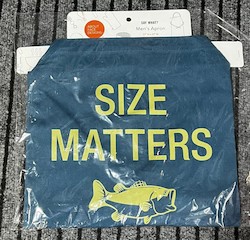 9A - BBQ APRON - SIZE MATTER ..  - 116208**