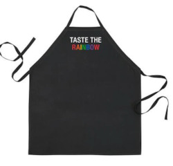 9A - BBQ APRON - TASTE THE RAINBOW  - 129436**