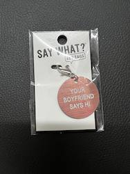 2D - ABOUT FACE KEY TAGS - YOUR BOYFRIEND SAYS HI - 186846**