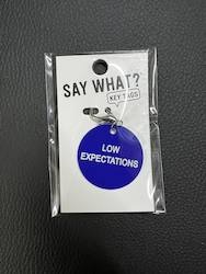 2D - ABOUT FACE KEY TAGS - LOW EXPECTATIONS - 186851**