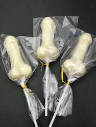 SJ - CHOCOLATE PECKER POPS - WHITE - SJ-PPW-01**