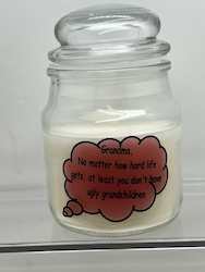 SJ - INSIGHTFUL CANDLES - GRANDMA, NO MATTER HOW .. **