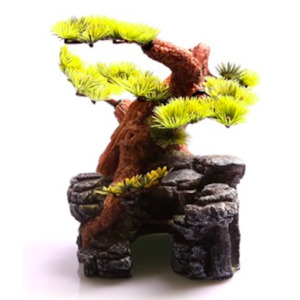 AQUA ONE Aquarium Ornament Bonsai Small