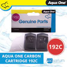 Animal - live: AquaOne IFXE 50 Internal Filter Replacement Carbon Cartridge 2 Pack 192C