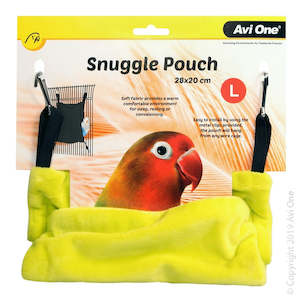 Bird Snuggle Pouch. Cosy and Comfortable