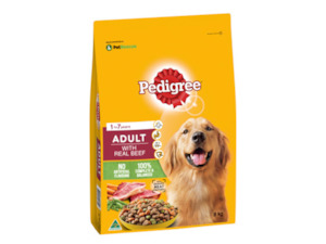 Pedigree Dog Food Adult With Real Beef 8KG