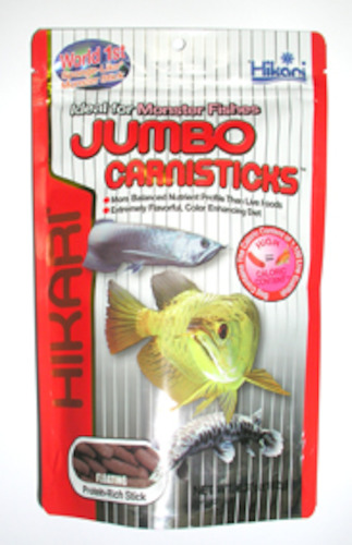 Hikari Jumbo Carnisticks Floating Stick Food. 182gm