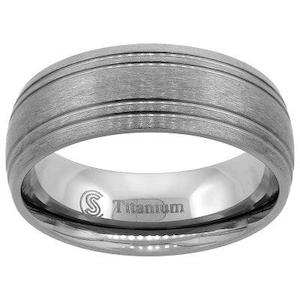 FIERCE 8mm MEN'S WEDDING RING