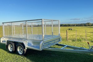 8x5 Heavy Duty Tandem Trailer with hydraulic brake