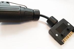 Trailer Plug Connector (13 Pin Female Plug+7 Pin Flat Male Plug)