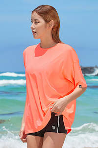 Clothing: Reflective Fresh T-Shirt_Neon Papaya