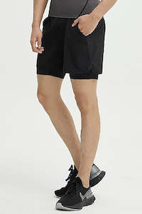 Clothing: Air Drawers 2-in-1 Shorts_Black