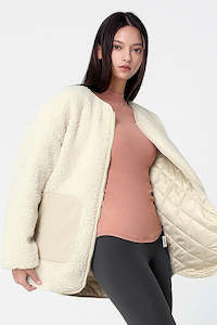 Pocket Sherpa Jumper_Marshmallow Cream