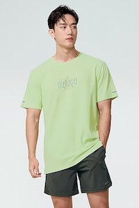 Clothing: Running Trainer Short Sleeve_Embo Neon