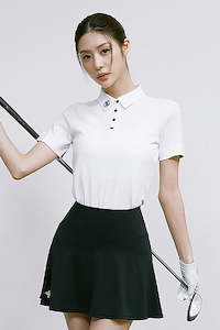 Clothing: Pique Polo Slim Fit Short Sleeve_Ivory