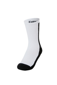 Half Colour Crew Socks_Black