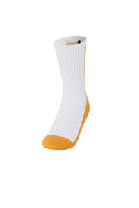 Half Colour Crew Socks_Smokey Yellow