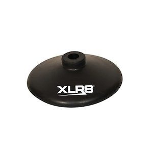 Fitness: Black Rubber 25mm Pole Base