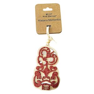 Internet only: Tiki: Hanging Ornament Glitter