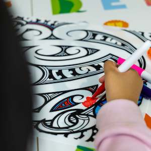 Internet only: Washable Colouring Mats