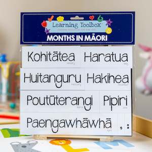 Internet only: Magnetic NZ Māori Months 21pcs