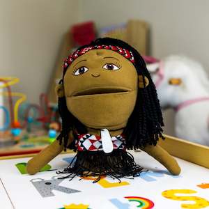 Internet only: Hand Puppet Māori - Girl