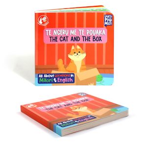 The Cat And The Box: Te Reo Māori Board Book