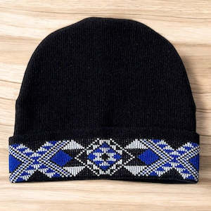 Royal Blue Taniko Beanie