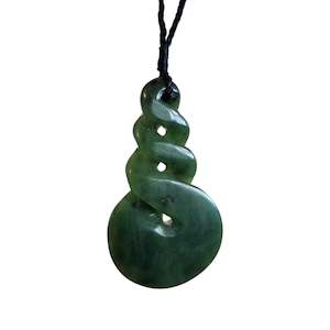 Internet only: Pounamu Multi-Twist Pendant