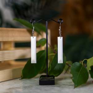 Bone Toki Style Earrings - Small