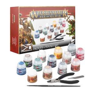 Toy: Warhammer Age of Sigmar: Paint + Tools Set