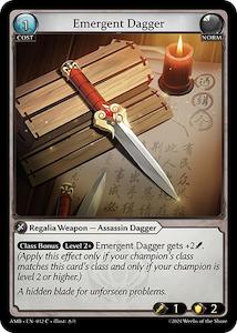 Toy: Emergent Dagger (012) [Mortal Ambition]