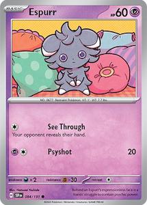 Espurr (084/191) [Scarlet & Violet: Surging Sparks]