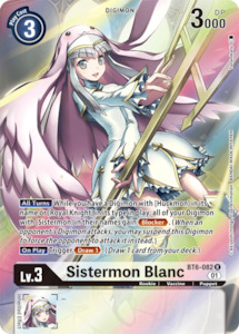 Sistermon Blanc [BT6-082] (Alternate Art) [Double Diamond]