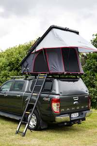 Roof Top Tents: Xplora Aluminium Hard Shell Tent Double Hinge - Rear opening/Clam Shell