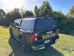 Soft Top Roof Racks: Aluminium Canopy for Hilux 2015 - 2022