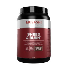 Internet only: Musashi Shred And Burn Protein 900g