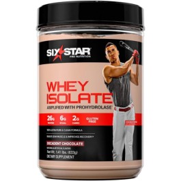 Six Star Whey Isolate 1.4lb - Decadent Chocolate 09/24 Dated