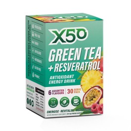 X50 Green Tea + Resveratrol Assorted - 30 Serves