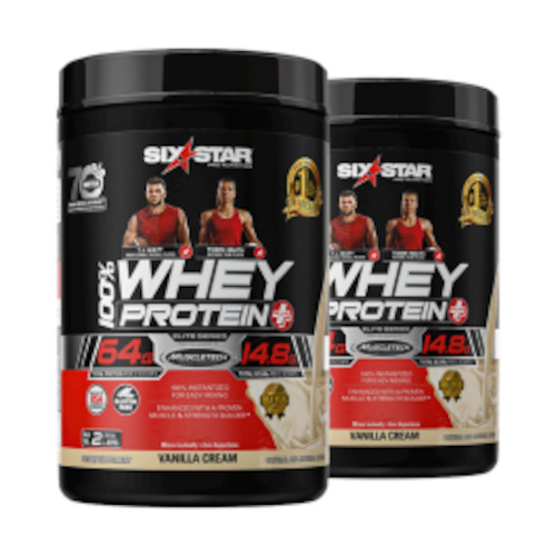 Six Star Elite Series 100% Whey Protein Plus 4lb 10/24 Dated