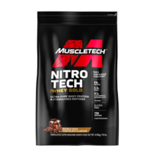 Internet only: Muscletech Nitro-Tech Whey Gold 10lb